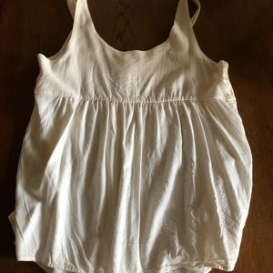 Terra & Sky cream colored blousy tank